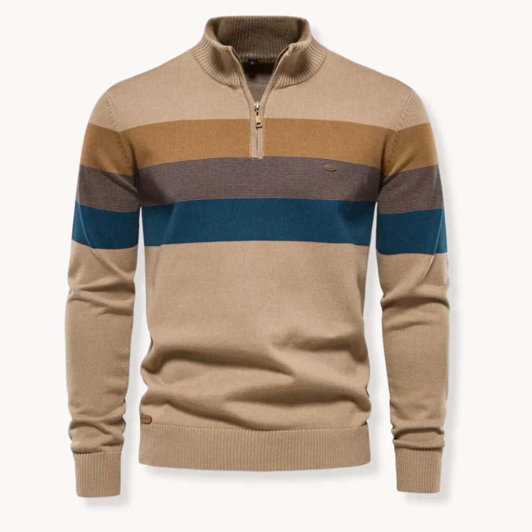 BURK QUARTER ZIP SWEATER