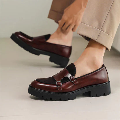 LUCENTI ITALIAN LEATHER LOAFERS