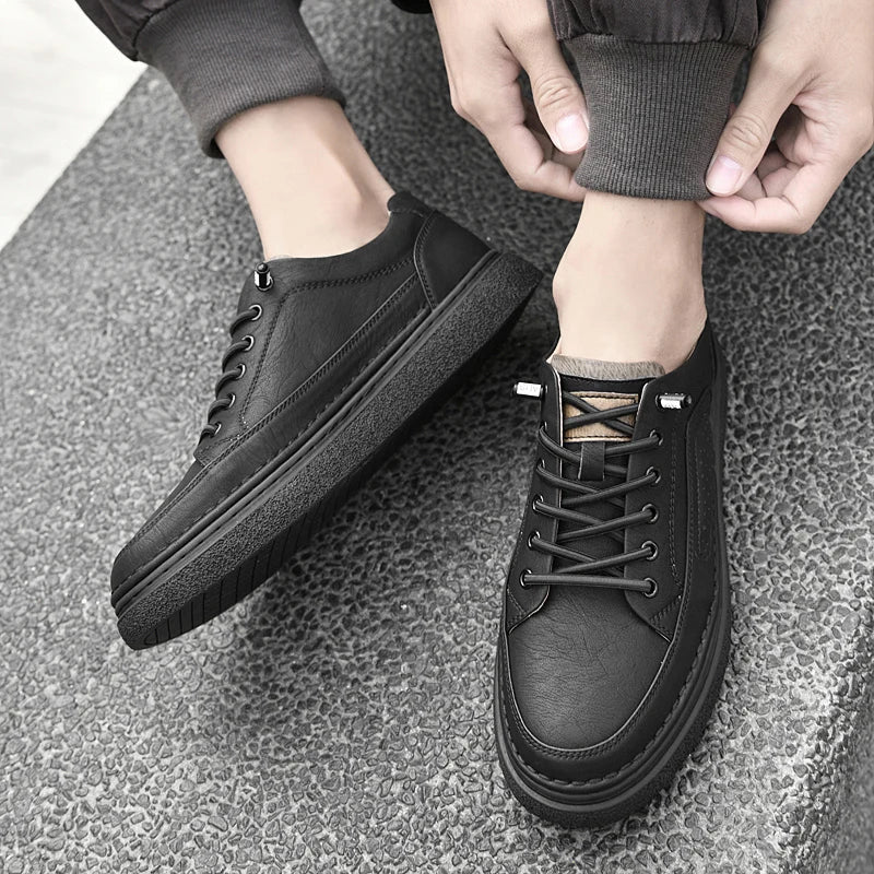 Hendrix Genuine Leather Sneakers