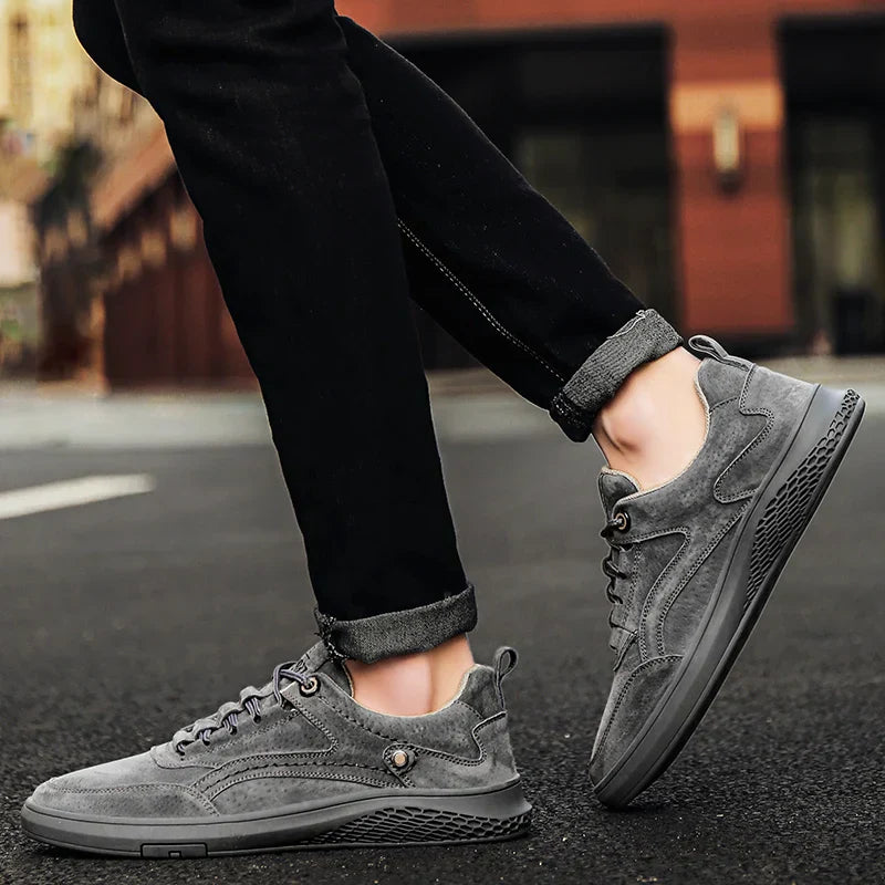 Valentio Genuine Suede Leather Sneaker