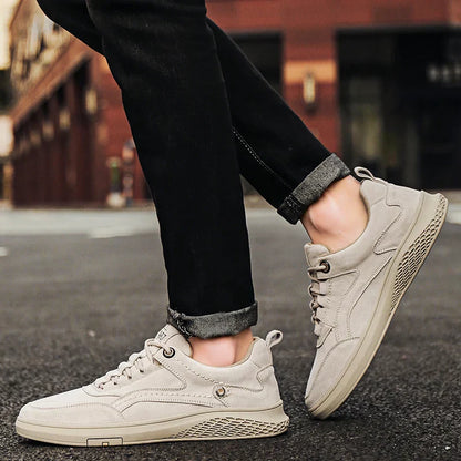 Valentio Genuine Suede Leather Sneaker