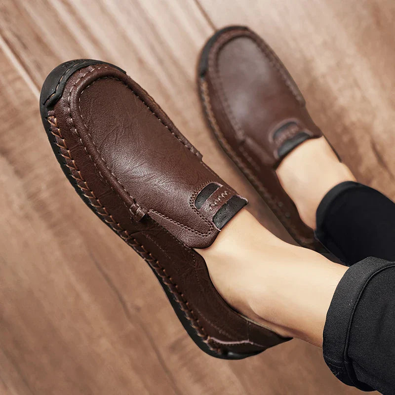 Romano Genuine Leather Slip-On Shoe