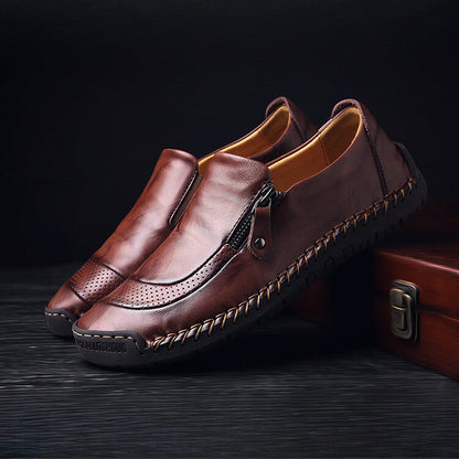 Marino Genuine Leather Slip-On Shoes