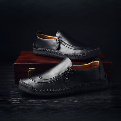 Marino Genuine Leather Slip-On Shoes