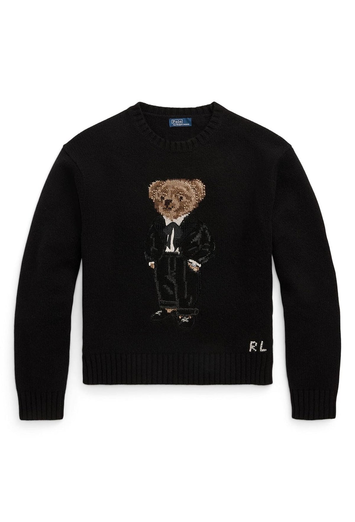 L.R Sweater  | Black Polo Bear